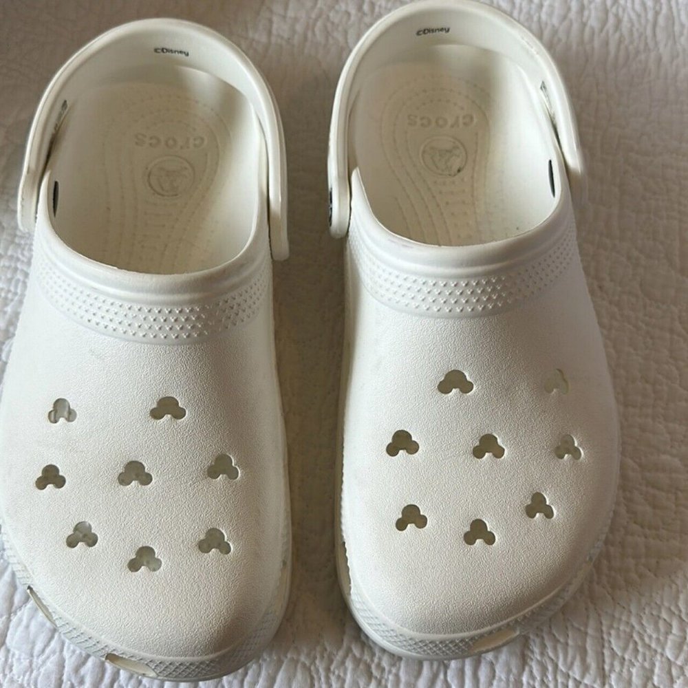 Disney Crocs White Womens 7 | Mens 5